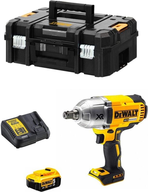 Dewalt - Schlagschrauber DCF899P1T (1 x 5,0 Ah + DCB115 + tstak ii)