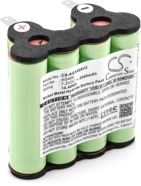 Akku Ersatz für AEG/Electrolux AG4106, AG406WD, AG4108 für Staubsauger (2000 mAh, 7,2 v, NiMH) - Vhbw