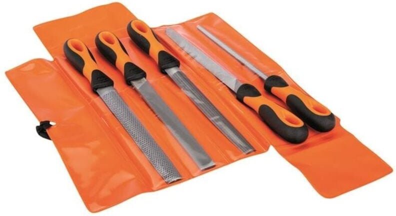 Feilensatz. ergo. 5-tlg. 200 mm. Hieb 2 - Bahco