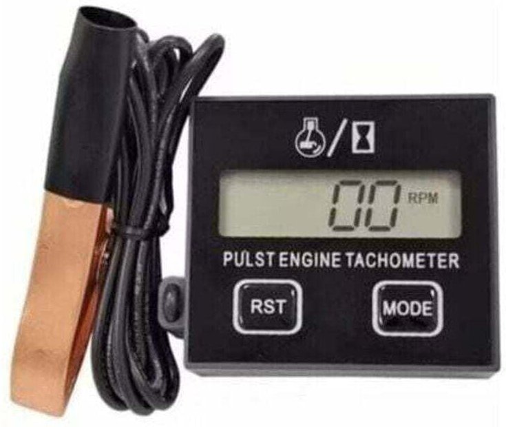 Ulisem Induktiver Drehzahlmesser, 2-Takt Digitaler Drehzahlmesser, Induktiver Digitaler Drehzahlmesser für Kettensägen, ...