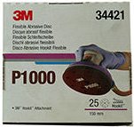 3M 34421 FLEXIBLE Abrasivscheiben P1000 25 PIECES