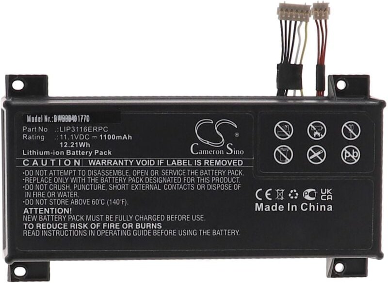 Akku Ersatz für Sony LIP3116ERPC für Beamer (1100mAh, 11,1V, Li-Ion) - Vhbw