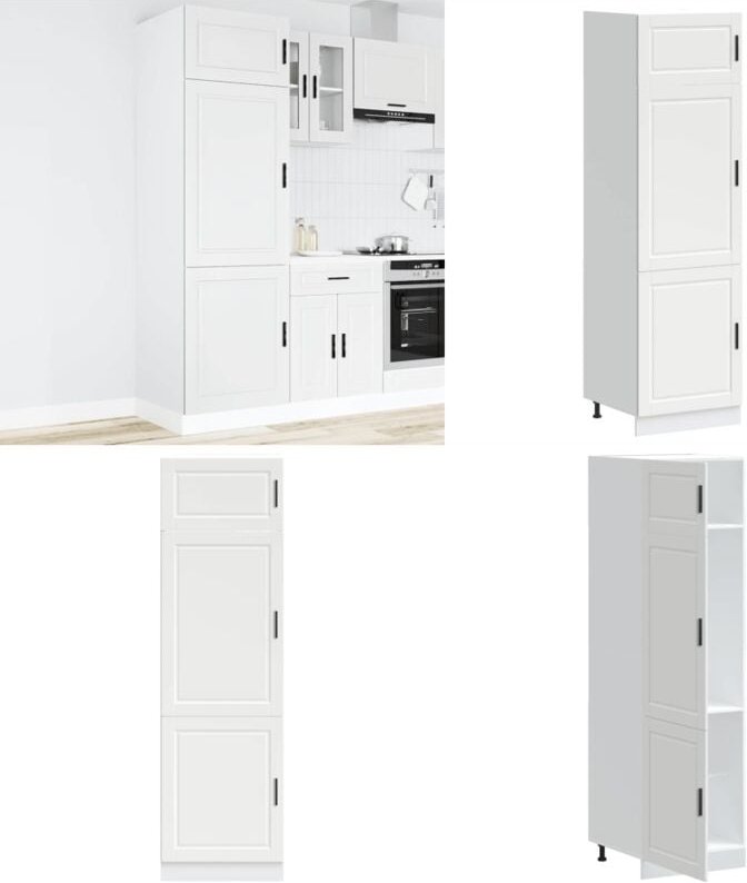 Küchenschrank Porto Weiß Holzwerkstoff - Vidaxl