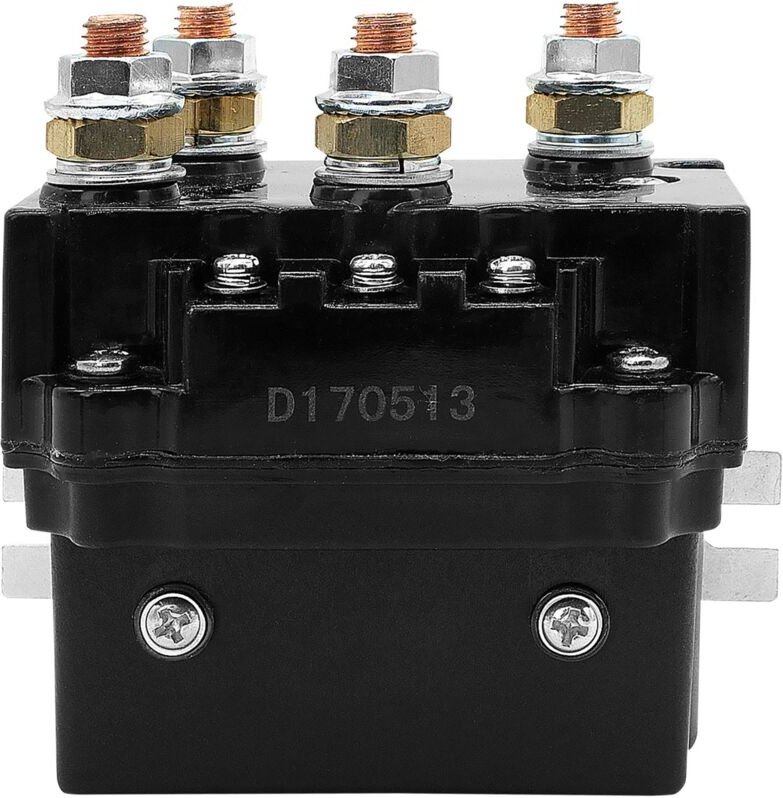 Winchmax - 12-V-Windenmagnet-Hochleistungs-Upgrade. Ringkabelschuhe.