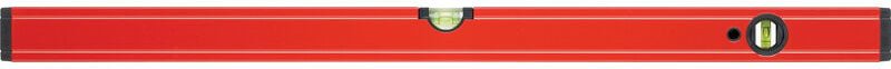 Thumbnail - Magnet-Wasserwaage Leichtmetall rot pulverbeschichtet 100cm - Format