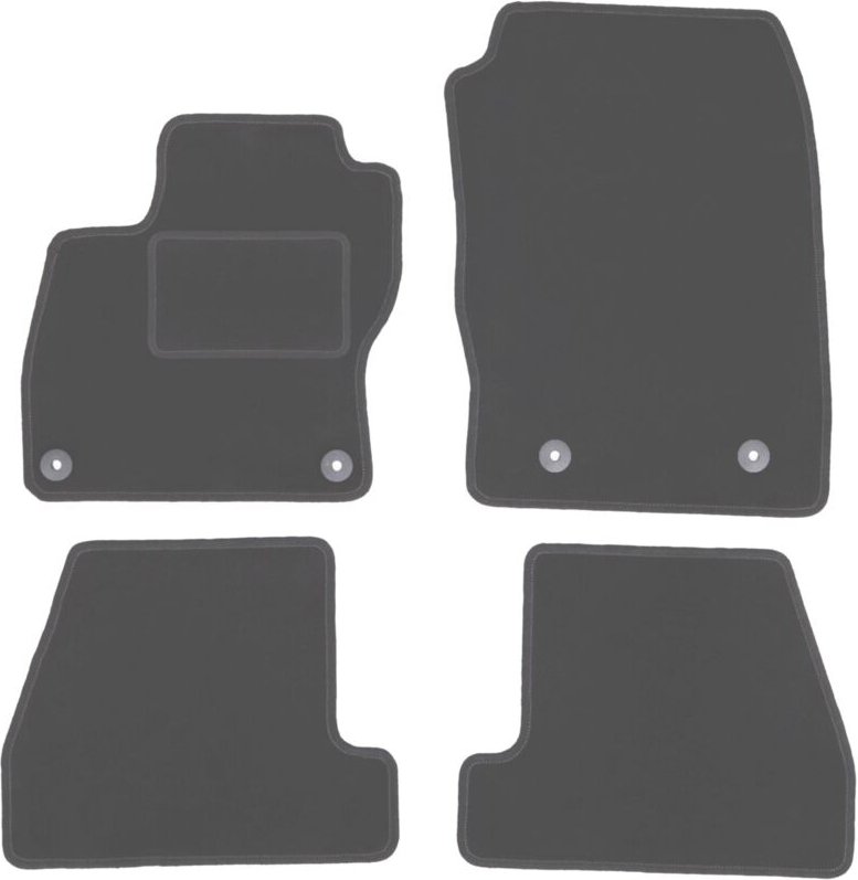 Graphit-Fußmatten für: Ford Focus MK3 FL Limousine, Kombi, Schrägheck (2017-2020)