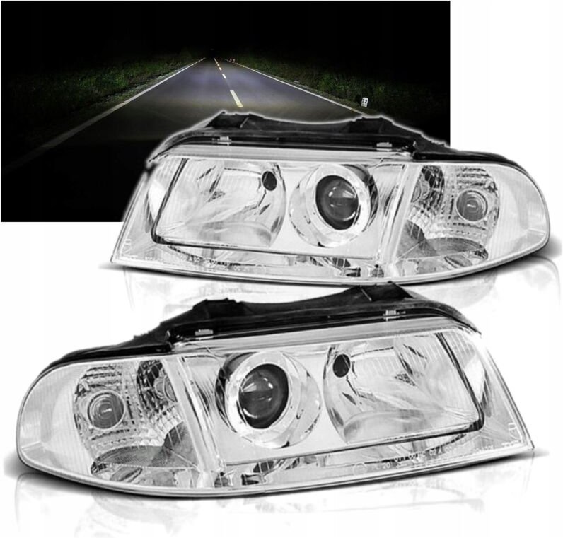Moderne Scheinwerferlampen für Audi A4 B5 von 1999 bis 2000 DEPO Neu