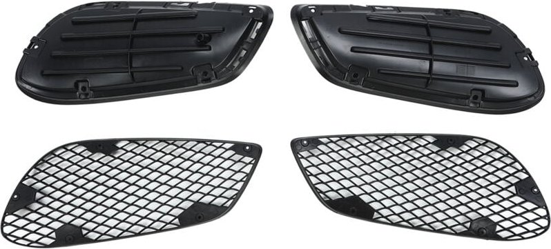 4-teilige Nebelscheinwerfer-Basisabdeckung 2128852723, linker und rechter Nebelscheinwerferrahmen für Benz E-Klasse W212...