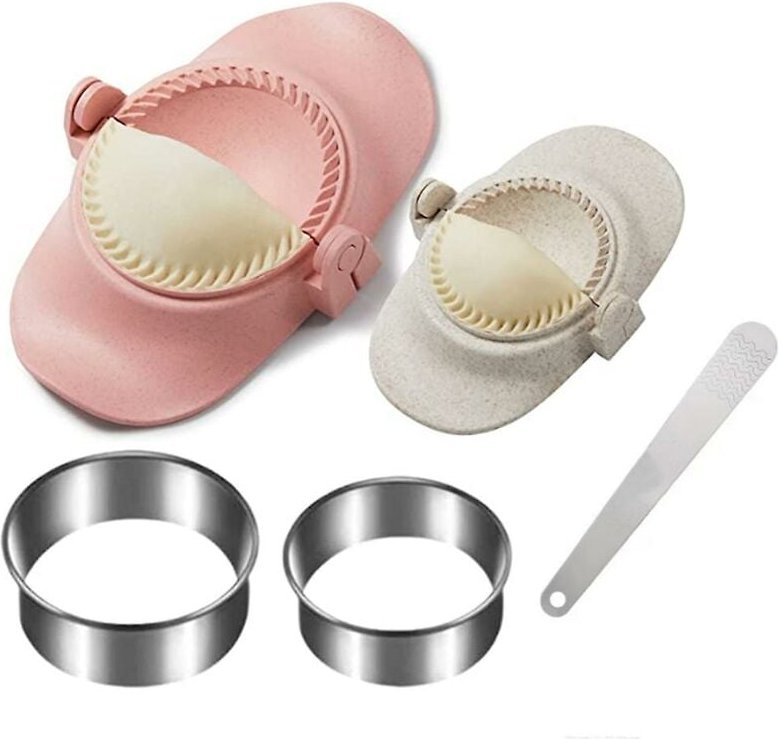 Knödel-Maker, Knödel-Teig-Pressform-Set mit Ringschneider und Fülllöffel, Küchenhelfer f