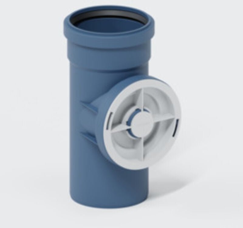 POLO-KAL NG Reinigungs-Rohr mit Muffe - schalldämmend - DN 110