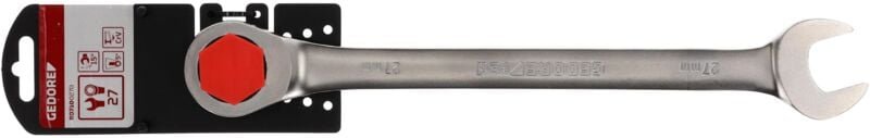 Gedore - red 3300844 R07100270 Maul-Ringratschenschlüssel Schlüsselweite (Metrisch) 27 mm