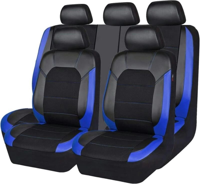 Universal Autositzbezug-Set für Renault Scenic 3 Megane Sport Megane 2 Megane 3 Megane II Megane Scenic Autozubehör, Bla...