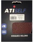 DSV Klettscheibe Durchmesser 125mm, Korngröße 40, ohne Loch, 5 Stück