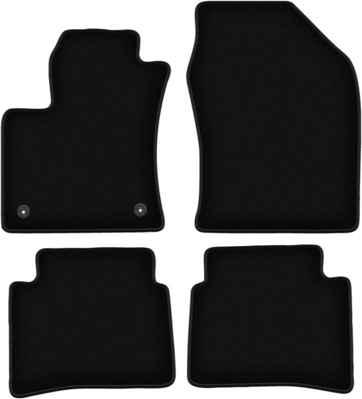 BASIC schwarze Veloursmatten für: Toyota Prius IV Fließheck (2017-)