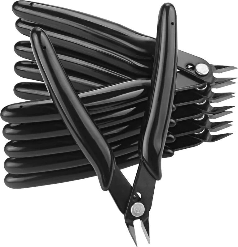 6-teilige Seitenschneider, Elektronik-Schneidzange, Diagonal-Präzisionsscherzange für Elektrokabel, Schmuck, Heimwerkera...
