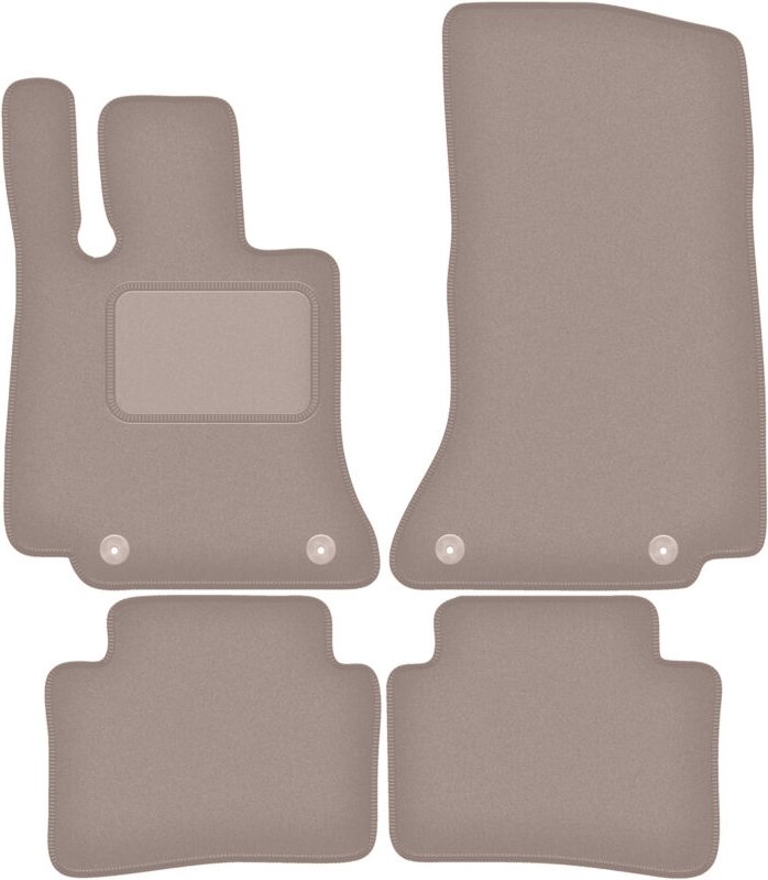 Beige Veloursmatten für: Mercedes C-Klasse W206 Limousine, Kombi (2021-)