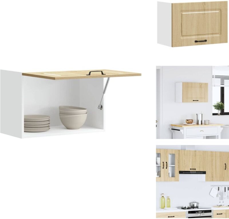 Küchen-Hängeschrank Kalmar Sonoma-Eiche Holzwerkstoff - Küchen-Wandschrank - Küchen-Wandschränke - Wandschrank Küche - K...