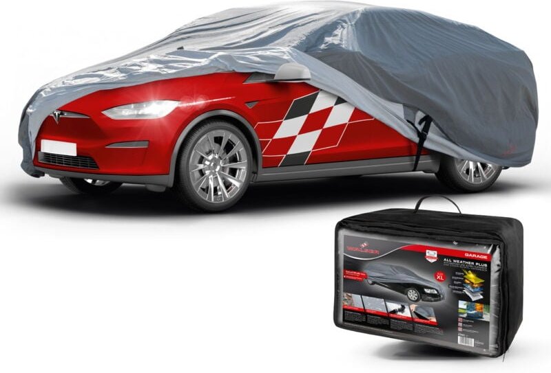 Walser - Autoplane All Weather Plus, PKW-Abdeckplane Kombi Größe xl grau