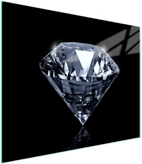 Glasschneidebrett 52x30 Diamant