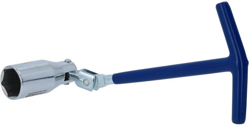 T-Griff-Zündkerzenschlüssel mit Gelenk, 21mm