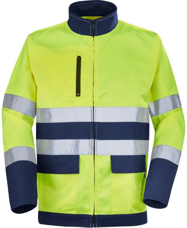 Leuchtender Base Xp Jacke Gelb Fluo/ Marineblau 2xl