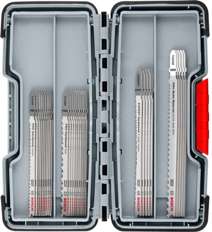 Bosch PRO Stichsägeblatt, Wood and Metal Set für Küchenbauer, 100 mm, 30-tlg