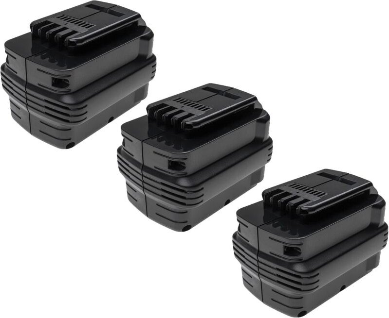 Extensilo - 3x Akku Ersatz für Dewalt DW0243 für Werkzeug (3300 mAh, NiMH, 24 v)