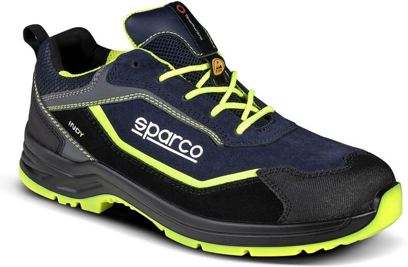 Thumbnail - Sparco 07537BMGF Sicherheitsschuh Indy Baltimore ESD S3S SR Blau/Gelb 40