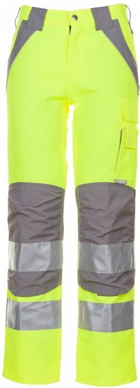 Plaline Warnschutz Bundhose gelb/zink 50 - Planam