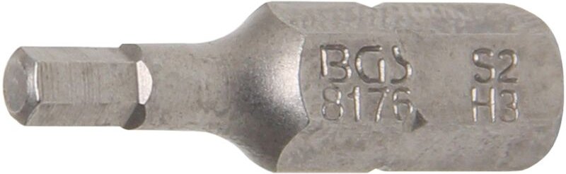 Bit Länge 25 mm Antrieb Außensechskant 6,3 mm (1/4') Innensechskant 3 mm