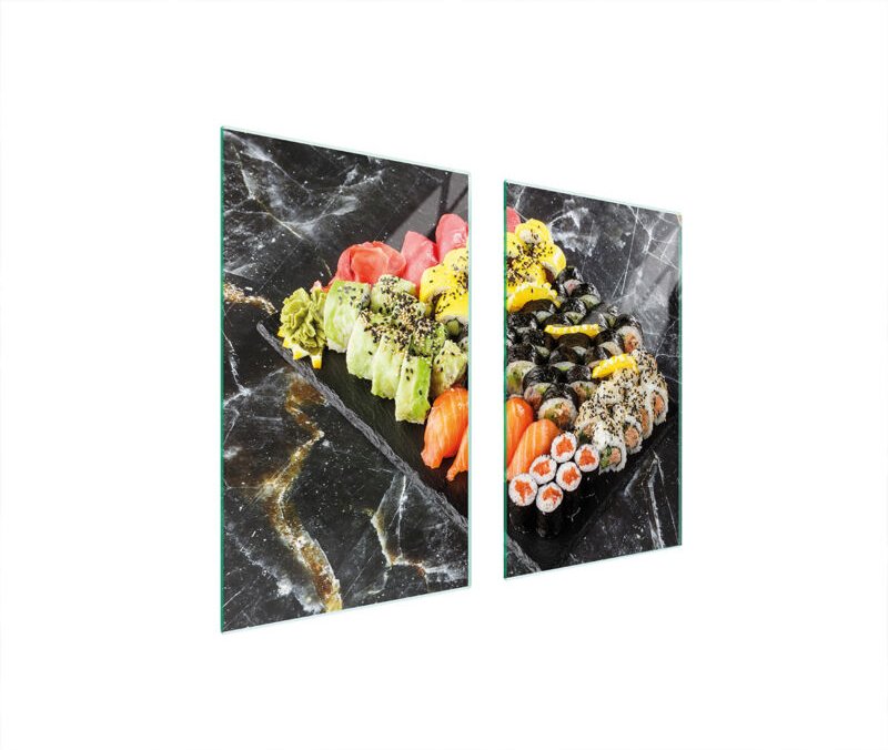GLASSCHUTZPLATTE FÜR HERD 75x52 SUSHI