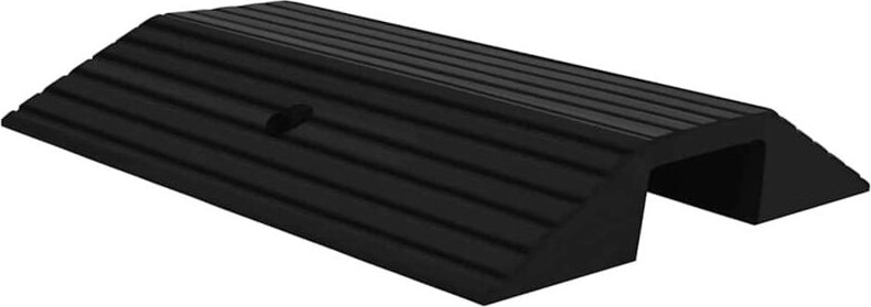 Brückenschwellenrampe 49x40x8 cm Gummi Vidaxl