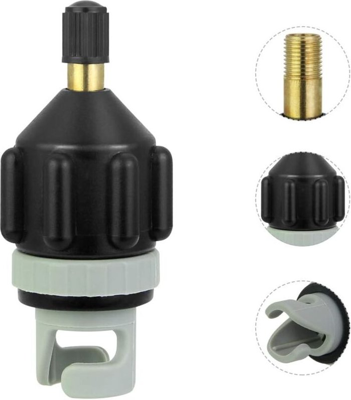Kajak-Pumpen-Adapter, Aufblasdüse, Kompressor-Zubehör, Aufblasausrüstung für aufblasbares SUP-Paddelbrett, Schlauchboot-...