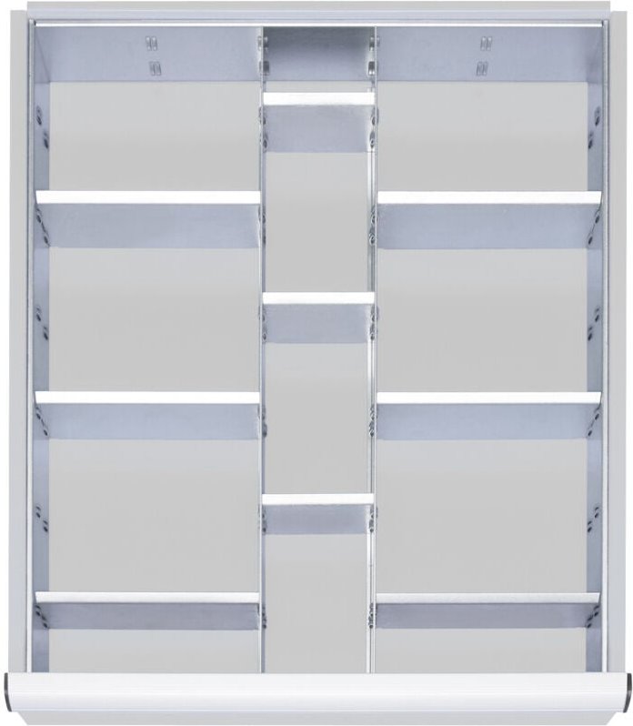 STIER Einteilungsset für Schubladen der Blendenhöhe 120-150mm 2x9 Trennwände
