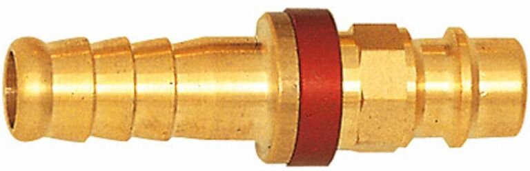 Riegler - Unverwechselbare Einstecktülle nw 7,8, ms blank, Tülle lw 9, rot