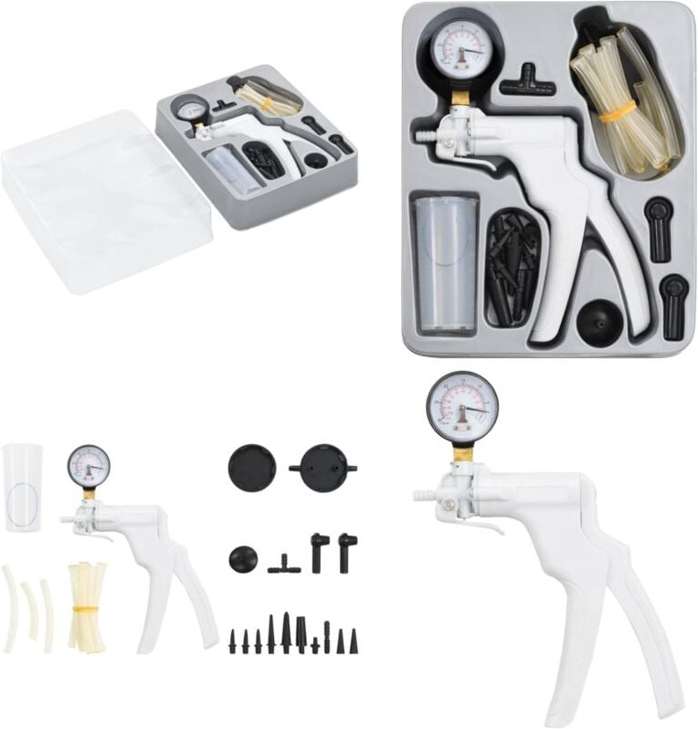 Thumbnail - Bremsentlüftungs- und Vakuumpumpensatz - Bremsentlüfter - Vakuumpumpe - Werkstattwerkzeug - Handpumpe - Bremsflüssigkeit...