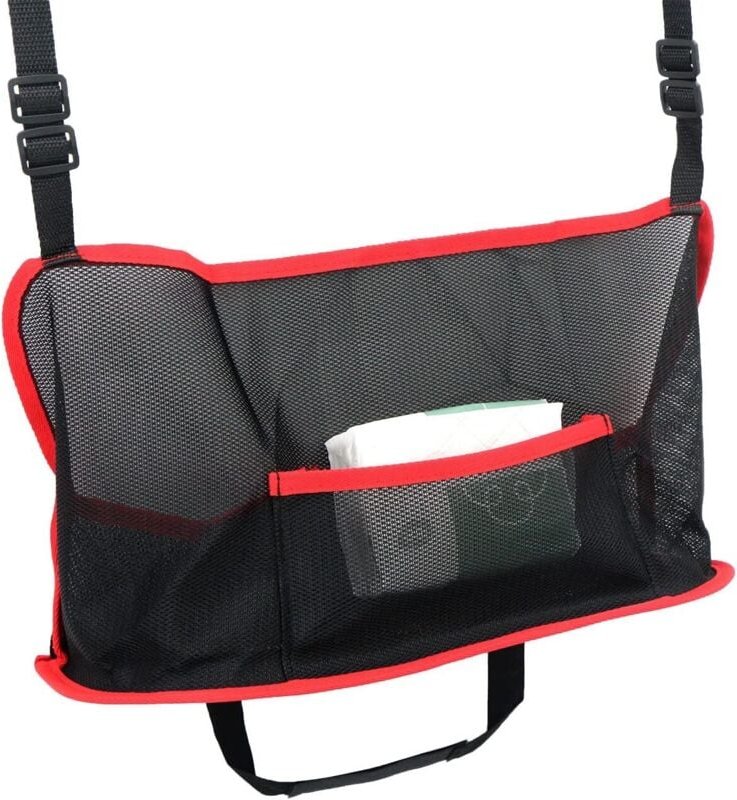 Auto-Netz-Aufbewahrung, Auto-Organizer – universelle Netztasche, verstellbare Netztasche für den Rücksitz, für Geldbörse...