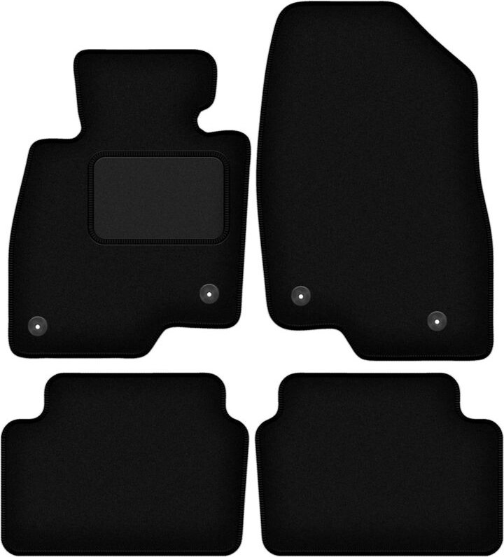 Schwarze Velours-Fußmatten für: Mazda 6 GJ III Kombi (2012-)