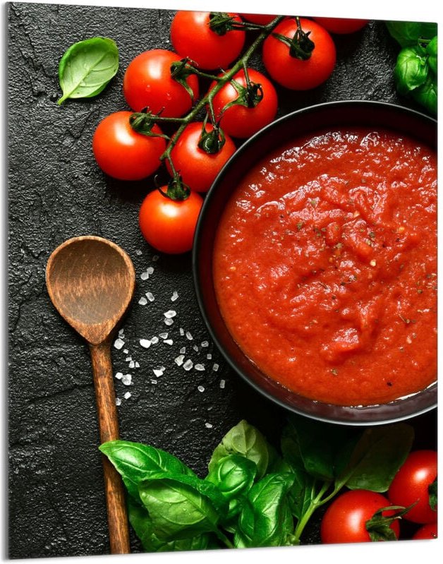 Glasschneidebrett 40x52 Lebensmittel