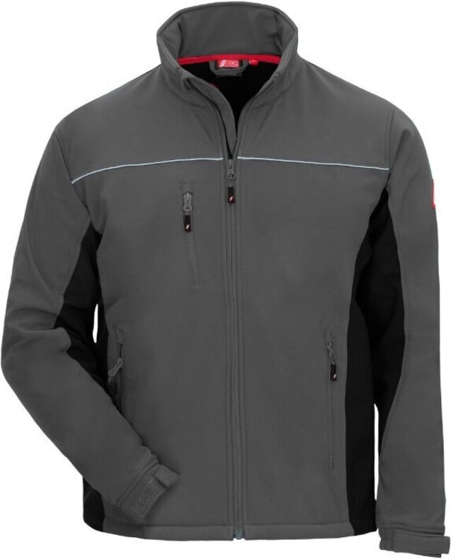 Nitras - Softshelljacke motion tex light 7152 Grau / Schwarz Gr. l