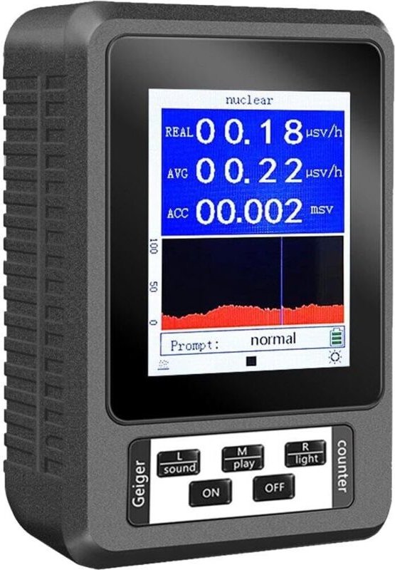 Kernstrahlungsdetektor Geigerzähler Dosimeter Gerätemonitor Tragbarer digitaler Meder Hohe Empfindlichkeitsgenauigkeit