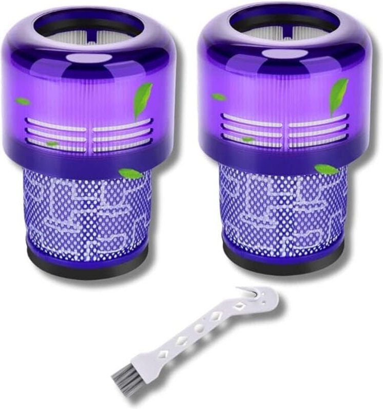 Thumbnail - Ersatzteil - Set von 2 Hepa Filtern kompatibel mit V11 V12 V15 mit Reinigungsbürste - Dyson
