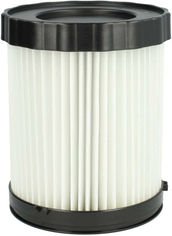 Faltenfilter kompatibel mit Bosch 0 601 9C6 302, 3 601 JC6 300, 0 601 9C6 300 Staubsauger - Patronenfilter, Weiß - Vhbw