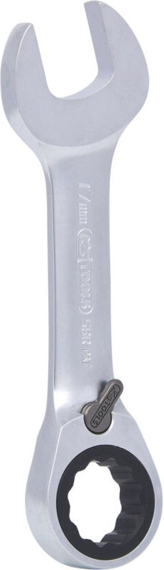 Thumbnail - Ks Tools GEARplus Ratschenringmaulschlüssel, kurz, 17mm - 503.4640