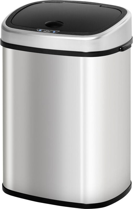 Mülleimer mit Sensor 48L Automatik Abfalleimer mit Bewegungssensor, Wasserdichter Abfallbehälter aus Edelstahl für Küche...