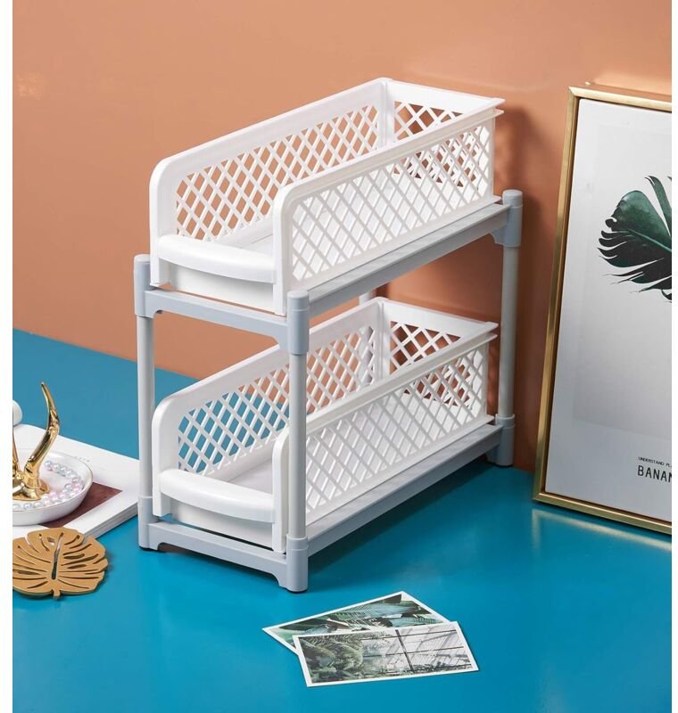 Küchen-Organizer unter der Spüle, Schieberegal unter der Spüle, perfekt zur Verbesserung des Platzes in Ihrer Küche und ...