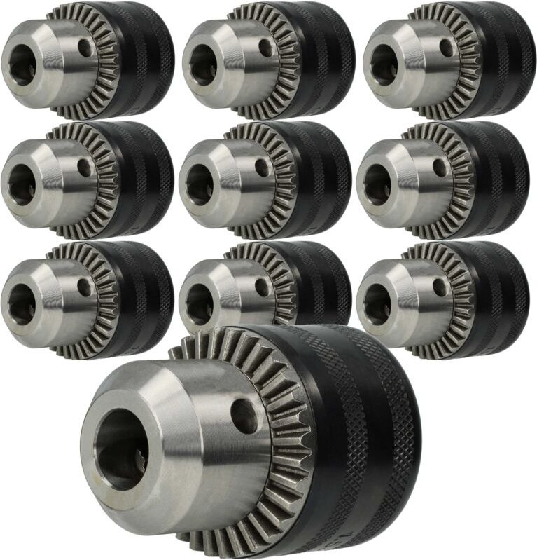 Kress 10x Zahnkranzbohrfutter 1,5 - 13mm - 13mm (1/2") x 20 kompatibel mit Metabo Bohrmaschinen, Schlagbohrer