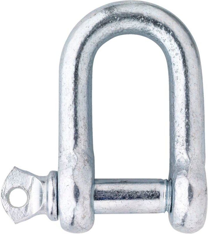 Normschäkel verzinkt Bolzen-ø 12 mm Lichte=17 mm Tragkraft 600 kg