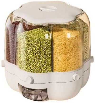 Toolive - Müslispender Müslispender Drehung Küchen Organizer Home Gadgets 1-tlg