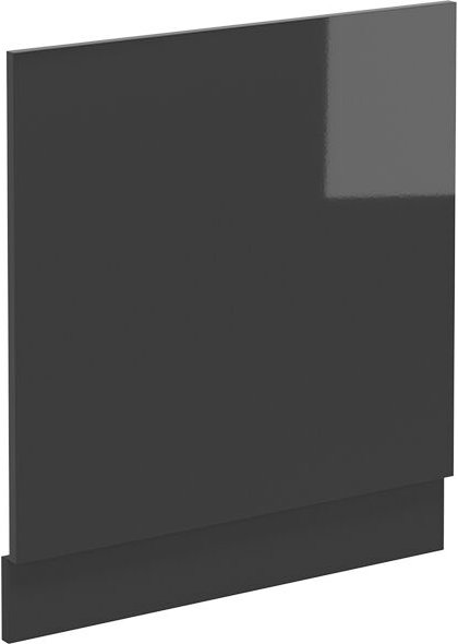 Geschirrspülblende R-Line, Anthrazit Hochglanz, 60 cm ohne Arbeitsplatte Vicco